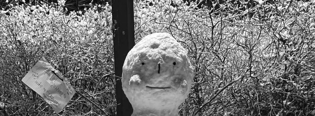 Please don't break the snowman.  jpg