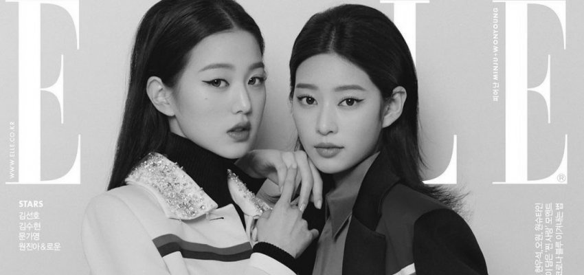 Jang Won-young and Kim Min-ju X Elle Magazine