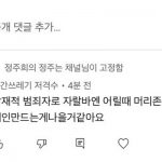 Former weatherman Jeong Ju-hee's stuffed malicious comments.