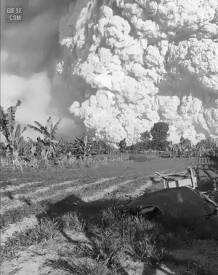 Indonesia's Sinabung Volcano Explosion
