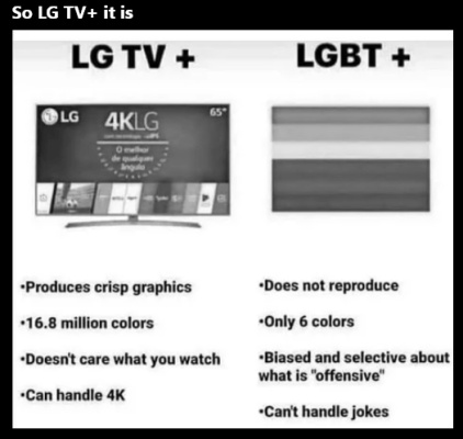 What foreigners say is the difference between LGTV and LGBT.