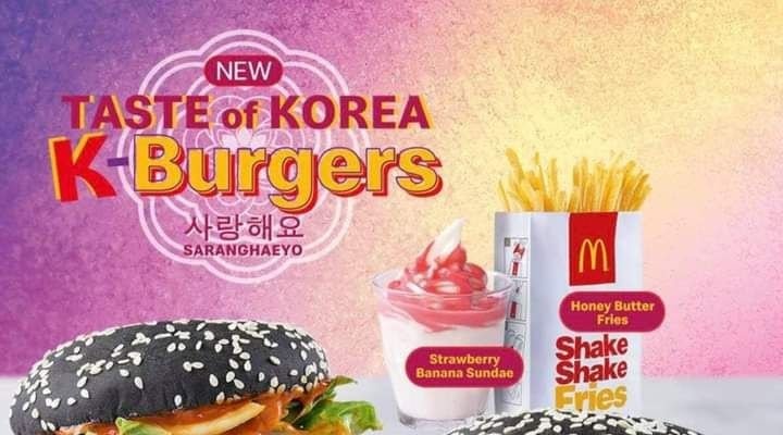K-burgers sold in the Philippines.