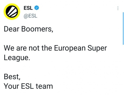 Groups hit by European Super League issues.