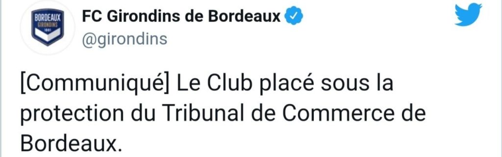 Hwang Ui-jo's team Bordeaux's soccer team went bankrupt.