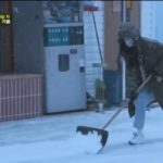Cho Boa who cleans the snow.GIF