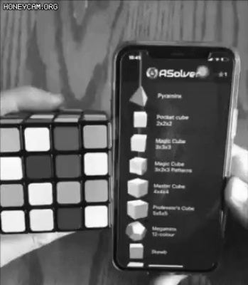The application that releases the cube