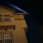 Chinese rocket crash footage captured in Maldives.gif