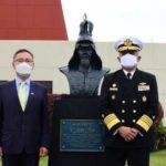 General Yi Sun-shin's bust at the Peruvian Military Academy