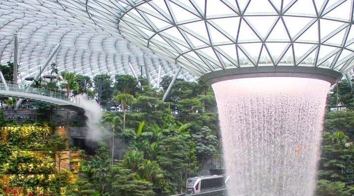 World's Highest Indoor Artificial Falls