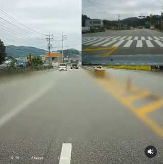 Dump Truck Violating Double Sedimentation Signal