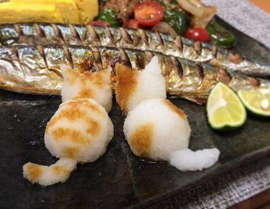 grilled mackerel pike
