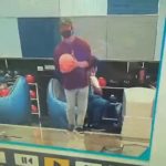 Pain) bowling alley slip accident in Japan gif