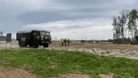 Military truck suspension test.gif