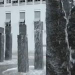 Granite Fountain, which runs only through the power of water.