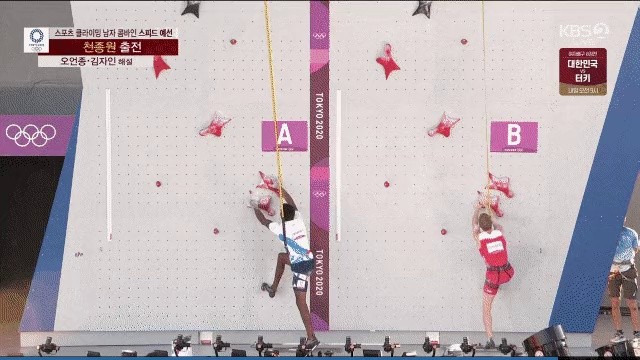 Climbing at the Tokyo Olympics – Men's speed qualification