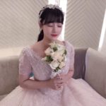 Lee Hyun-joo in a wedding dress