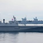 Photographs of a joint exercise between South Korea and the United Kingdom released by the Royal Navy.