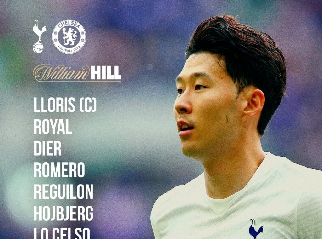 Son Heung-min returns to the starting lineup against Chelsea.
