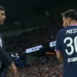 Refusing to shake hands with Messi, who got angry because he was replaced.gif