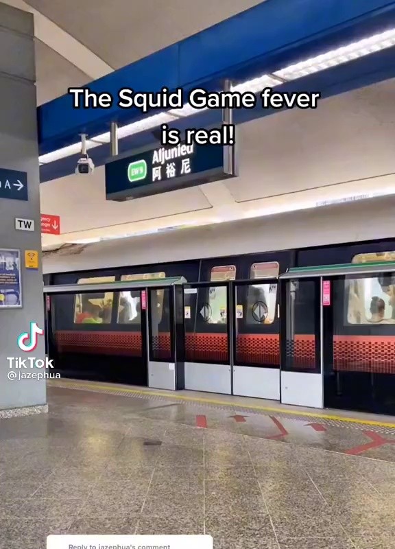 After the squid game, how have you been at overseas subway stations?