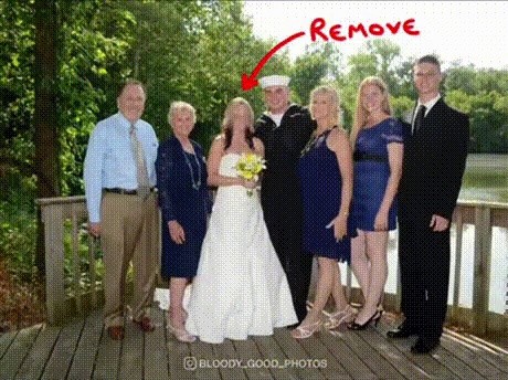 Get rid of the traces of a divorced ex-wife.