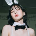 Kim Woo Hyun's white bunny girl concept.