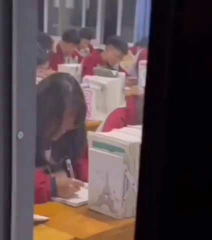 How to detect a person who uses his phone during study hall time.gif
