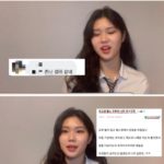 High school girl health YouTuber reading malicious comments.