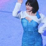 The blue dress from above JIHYO.