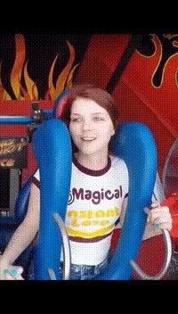 The girl who fainted while riding the rides.