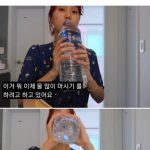 Idol water that decided to drink a lot of water instead of coffee.
