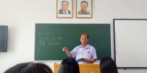 Kim Ilsung University's Korean language class.