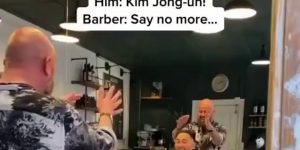 The last person who asked the barber to cut it like Kim Jong Un.
