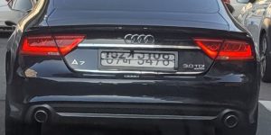Audi license plate change edition.