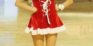 Cheerleader Ahn Jihyun of Santa.