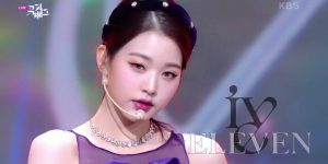 SOUND IVE MUSIC BANK ELEVEN's performance, Jang Wonyoung.