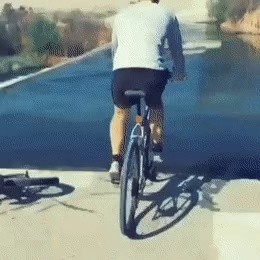 Bicycles are dangerous.