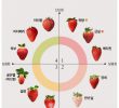 Various types of strawberries.