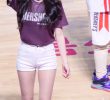 White shorts. Ahn Jihyun, cheerleader.