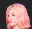 Pink bobbed hair Nagyung.