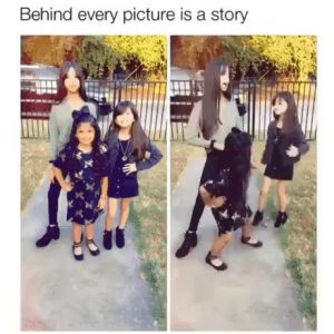 Secret of sweet sisters' pictures. gif