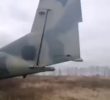 SOUND. Russian combat helicopter shot down close to the ground. Ka-52.