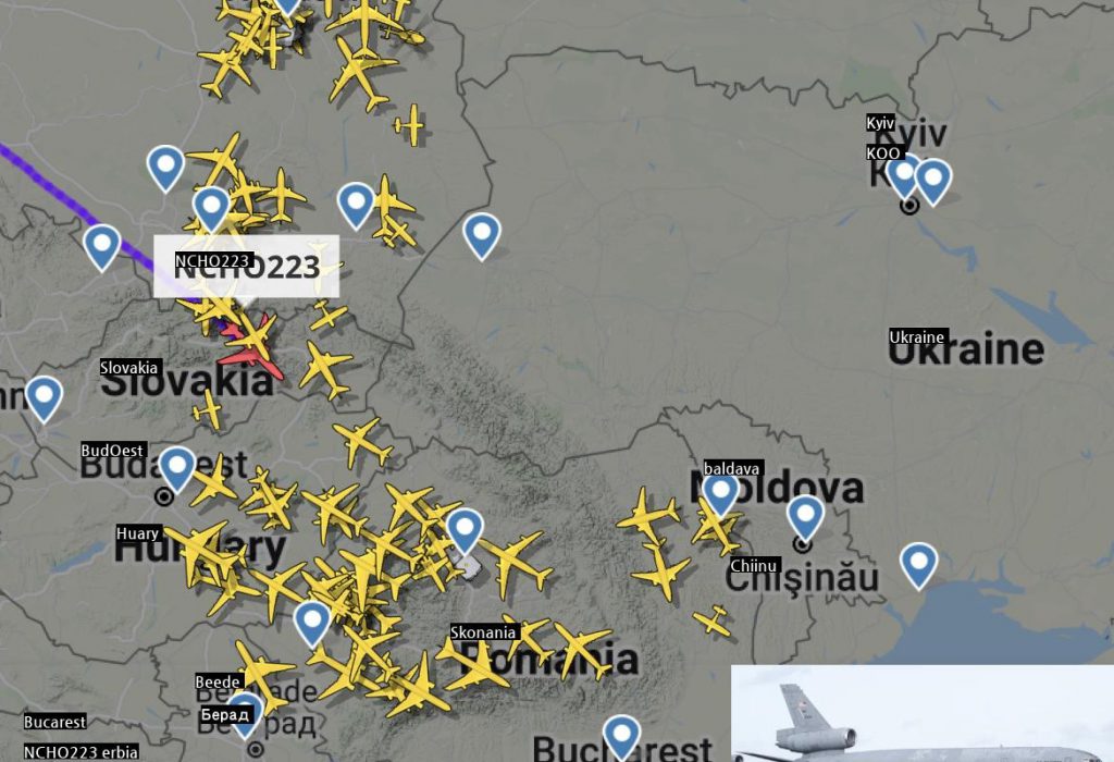 All U.S. Air Force surveillance assets are gathered in Ukraine.