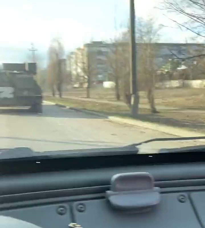 Ukrainian citizens who throw bombs at armored vehicles through SOUND drive-throughs.