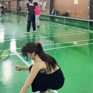 Badminton girl.
