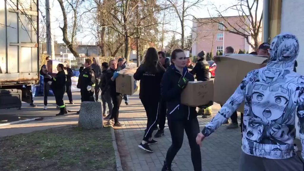 Poland's Supply Gif for Ukrainian Refugees