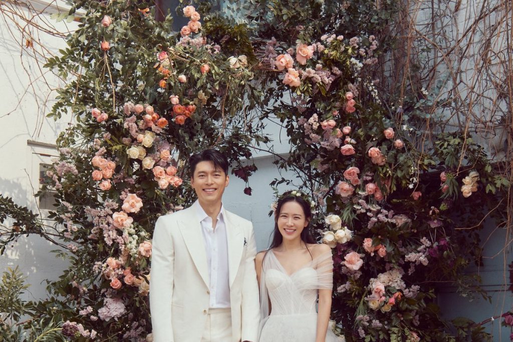 Hyunbin and Son Yejin's wedding photoshoot.