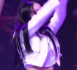 White pants, standing muscles. OH MY GIRL's Yubin