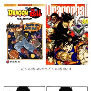 Comparison of Unmade and Complete Dragon Ball Translation