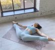 a flexible yoga girl